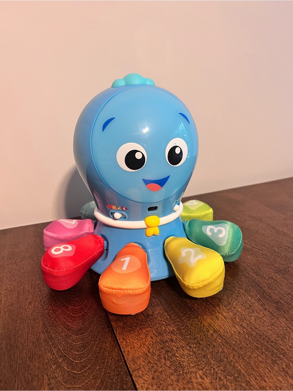 Baby Einstein Blue Octopus Counting Toy with Numbered Plush Tentacles